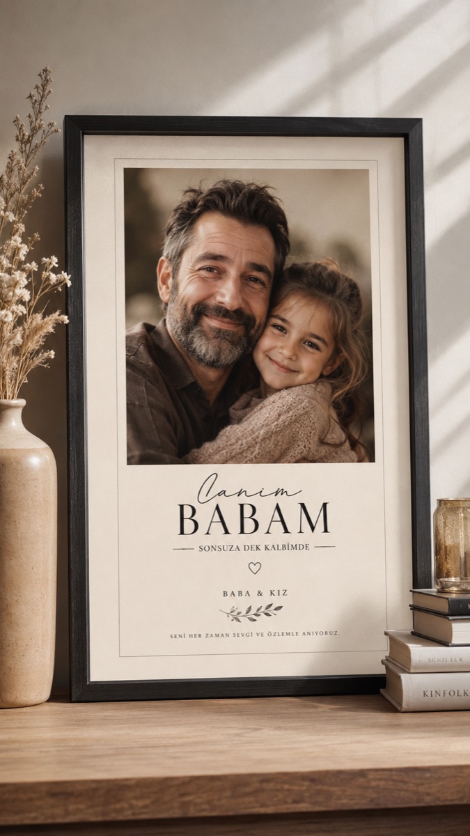 Yeniden Yan Yana — kişiye özel baskı